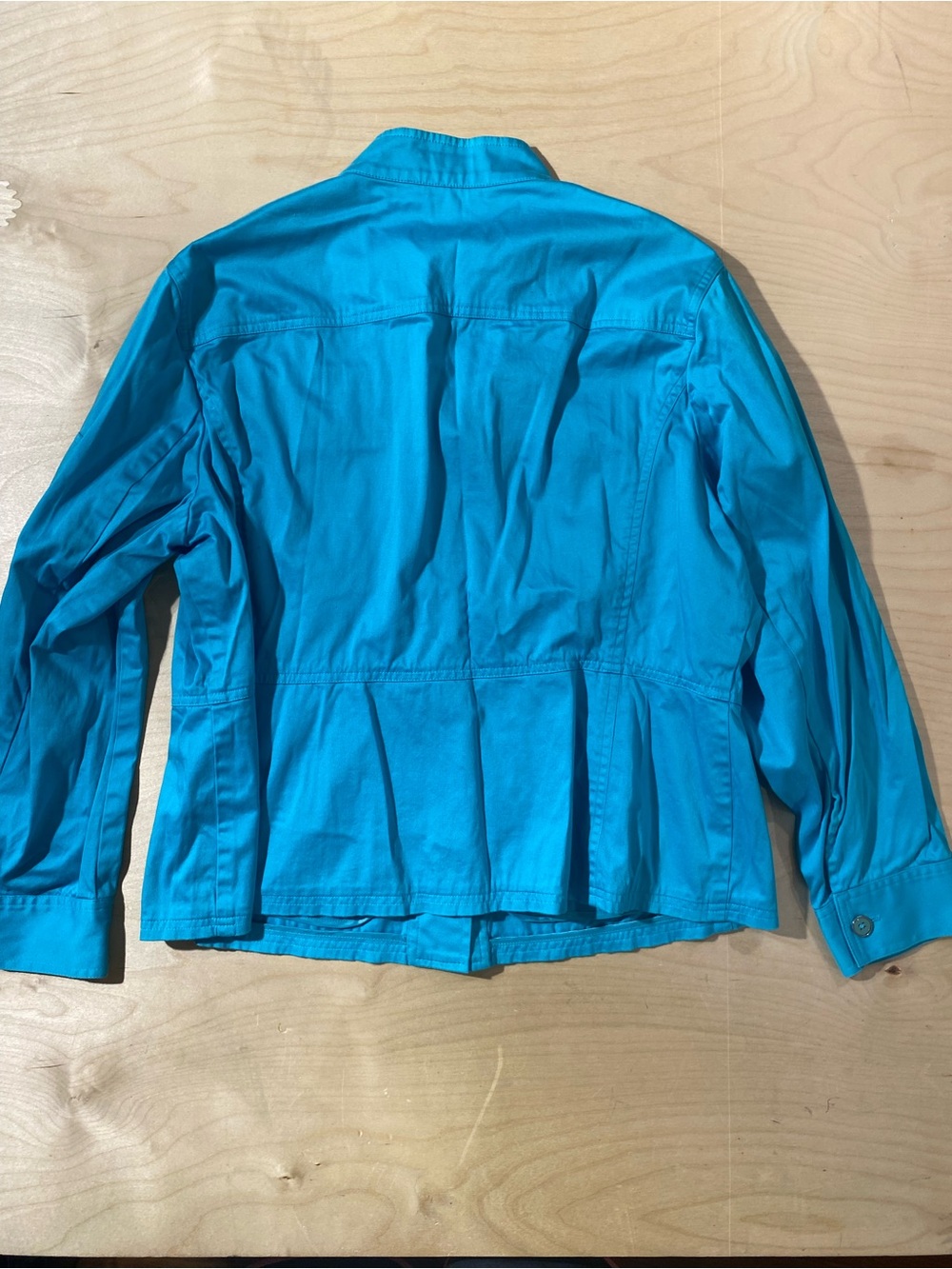 Jones New York Bright Turquoise Utility Jacket 1X (SO) - Picture 8 of 10
